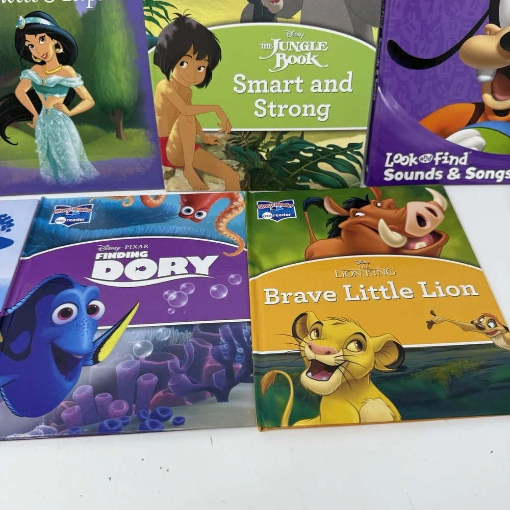 Disney  Me Reader Books Lot Of 7 Smart Pad Story Books - Dory‎ Goofy Lion King